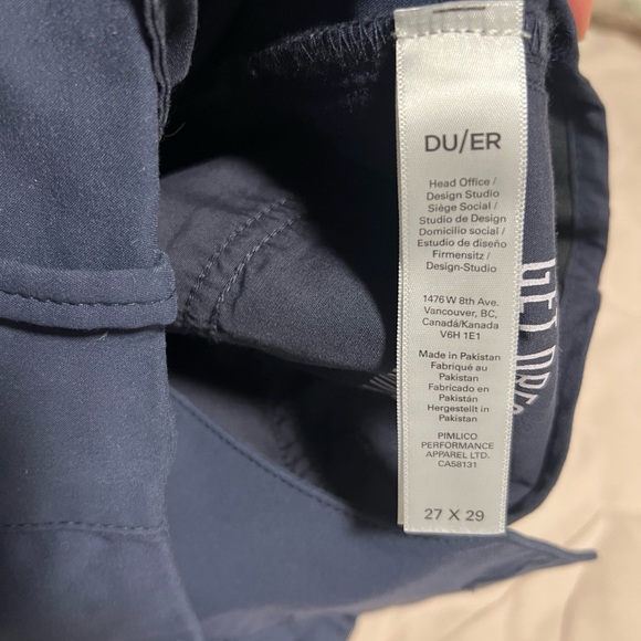 duer NuStretch High Rise Trouser - Navy - Picture 5 of 10